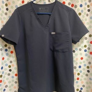 Figs Scrubs Quiet Navy Set